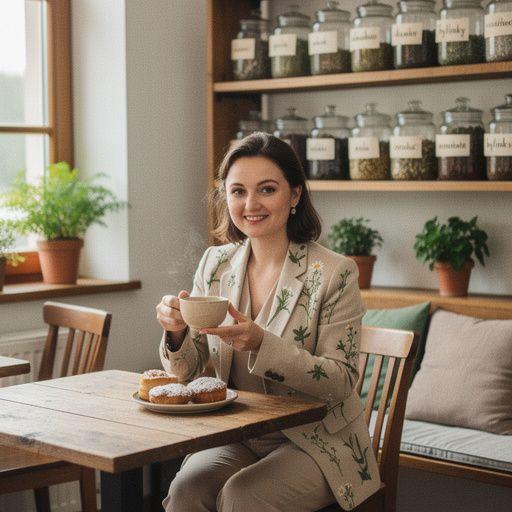 Tradičný čajový obrad s keramickými šálkami a čajovou kanvicou.